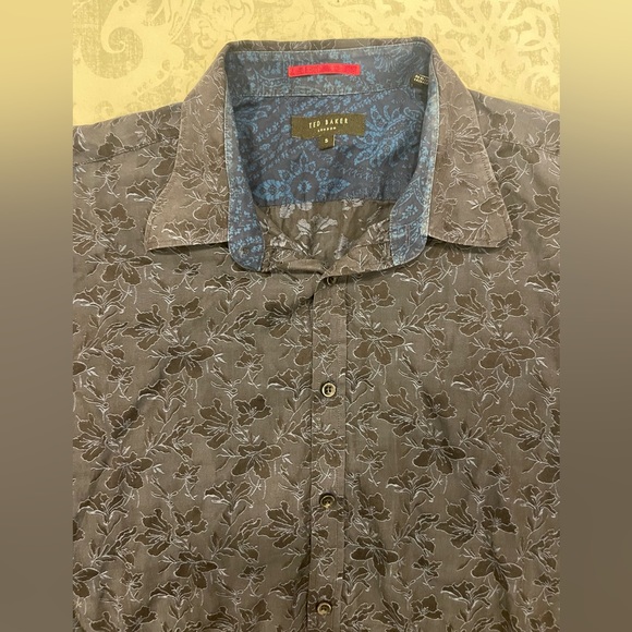Men’s Ted Baker Dress Shirt Size 5 - Picture 2 of 3